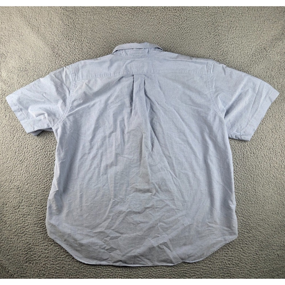 Polo Ralph Lauren Shirt Oxford Mens 2XB Blue Button Down Short Sleeve Classic - Picture 7 of 7
